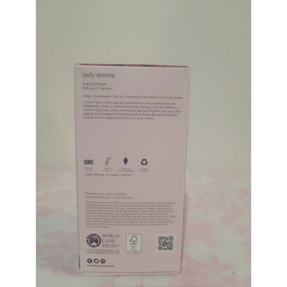Floral Street Lady Emma Street Diffuser NEW LASTS 4 MONTHS